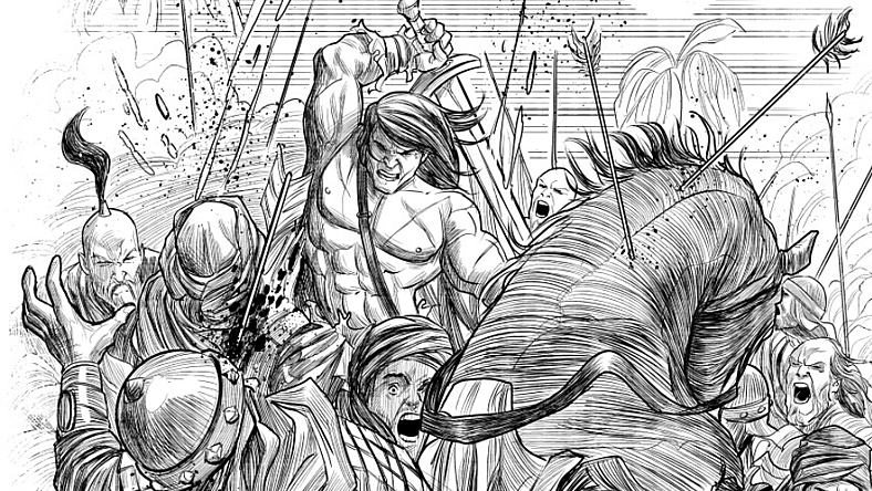 Exclusive: Get Your First Look At Chuck Dixon's Second Conan The Barbarian Novel 'Caravan Of The