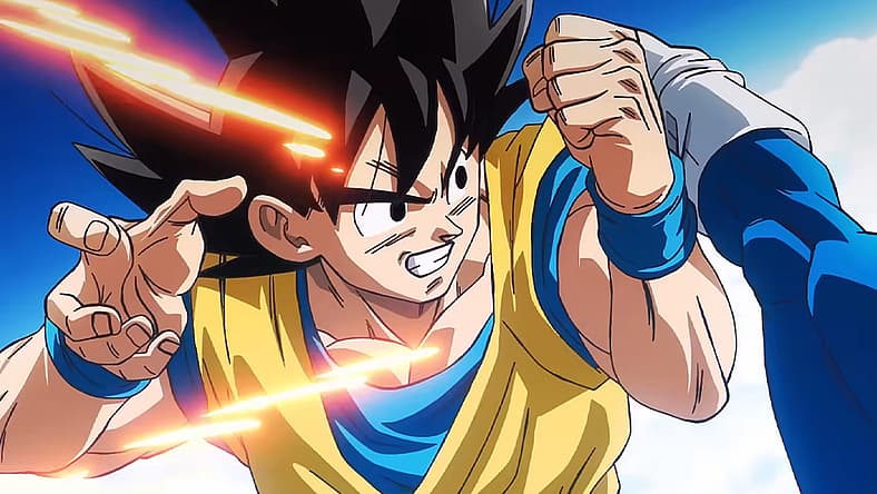 Goku blocks a blow from Vegeta in Dragon Ball Daima (2024), Toei Animation