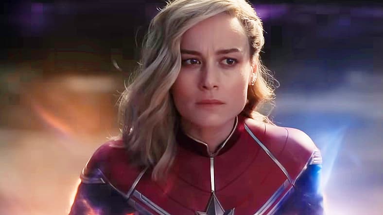 Captain Marvel readies herself for the Kree's counter-attack in The Marvels (2023)