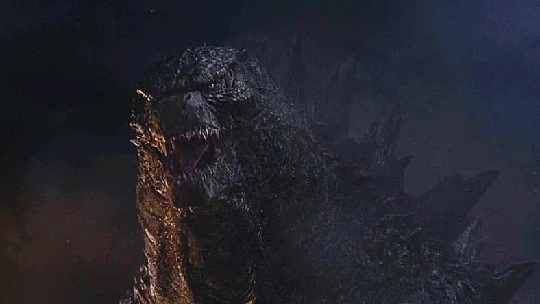 The King about to battle a MUTO in Hawaii in Godzilla (2014), Legendary Pictures