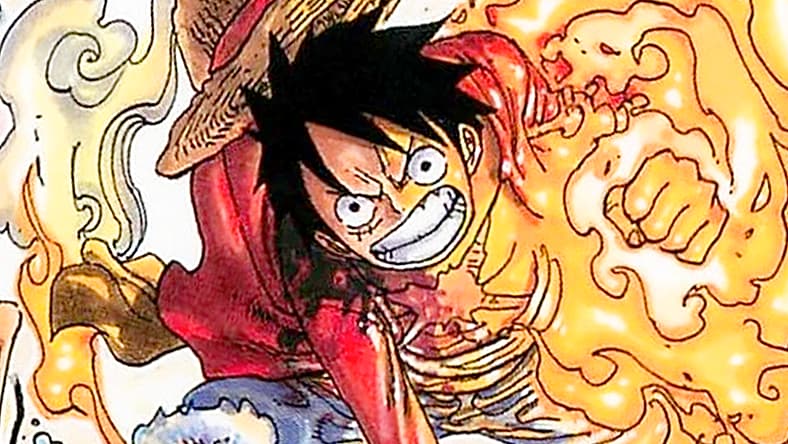 Luffy readies his Gomu Gomu no Red Hawk in One Piece Vol. 65 "To Zero" (2012), Shueisha