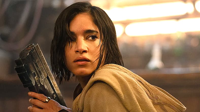 Sofia Boutella as Kora, reluctant hero in Zack Snyder's Rebel Moon, Netflix