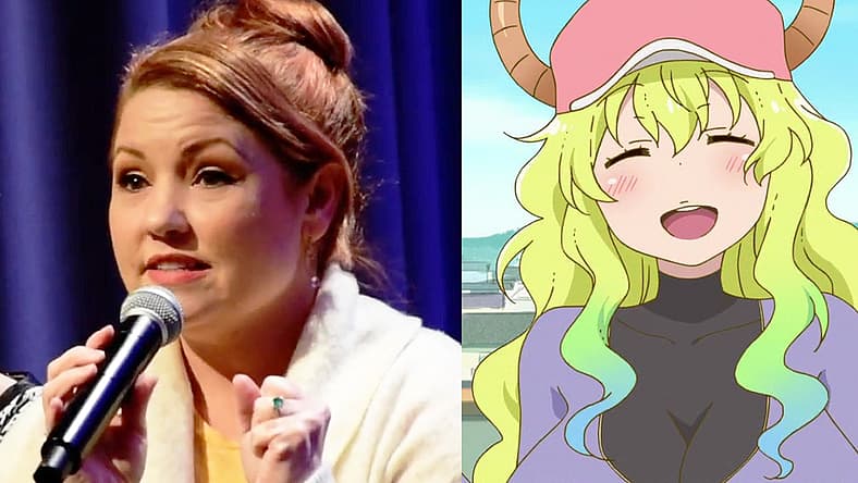 Quetzalcoatl (Minami Takahashi) visits Tohru (Yuuki Kuwahara) in Miss Kobayashi's Dragon Maid