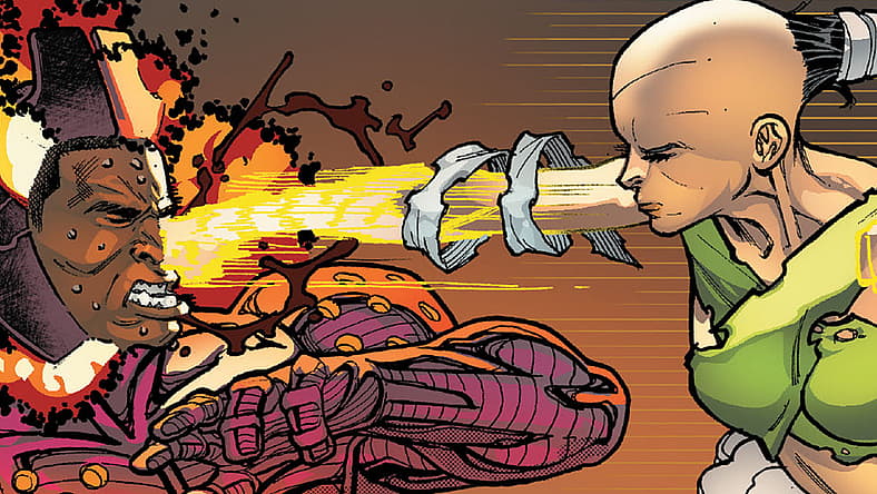 Fan Fei unleashes the Living Weapon upon King Killmonger in Avengers Vol. 8 #64 (2023), Marvel
