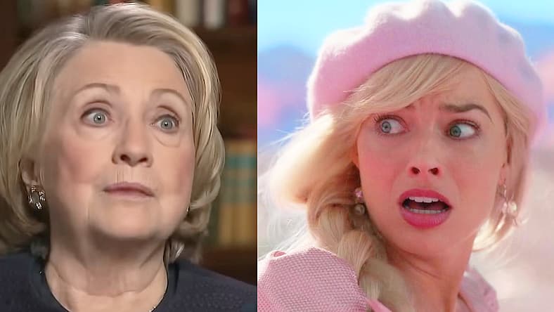 Hillary Clinton warns Christiane Amanpour about Donald Trump dangers (2023), CNN / Barbie (Margot