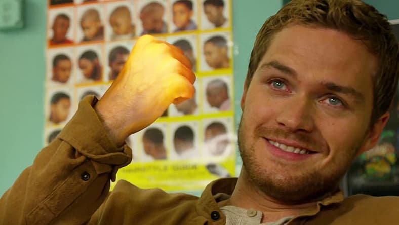Danny (Finn Jones) shows off the Iron Fist in Marvel's Luke Cage Season 1 Episode 10 "The Main