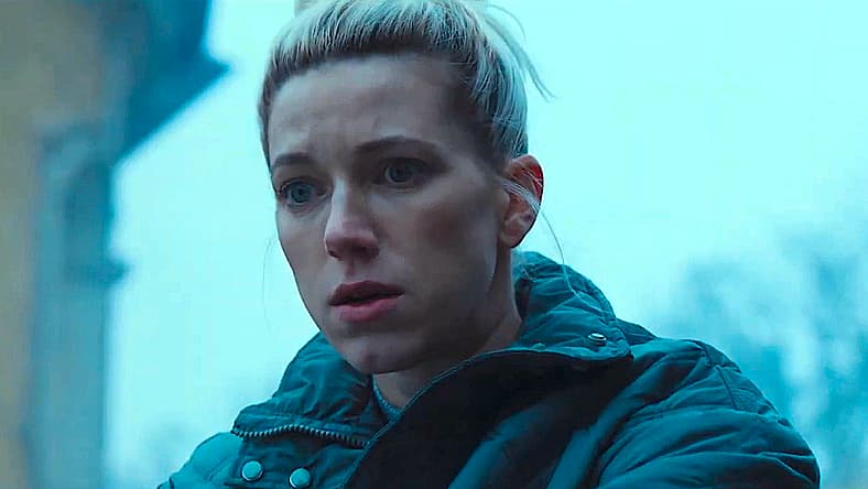 Andrea Mohylová as detective Emma Trochinowska in Restore Point (2023), XYZ Films
