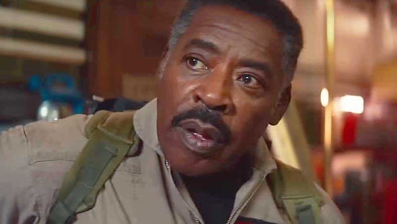 Winston Zeddemore (Ernie Hudson) in action in Ghostbusters: Frozen Empire (2024), Sony Pictures