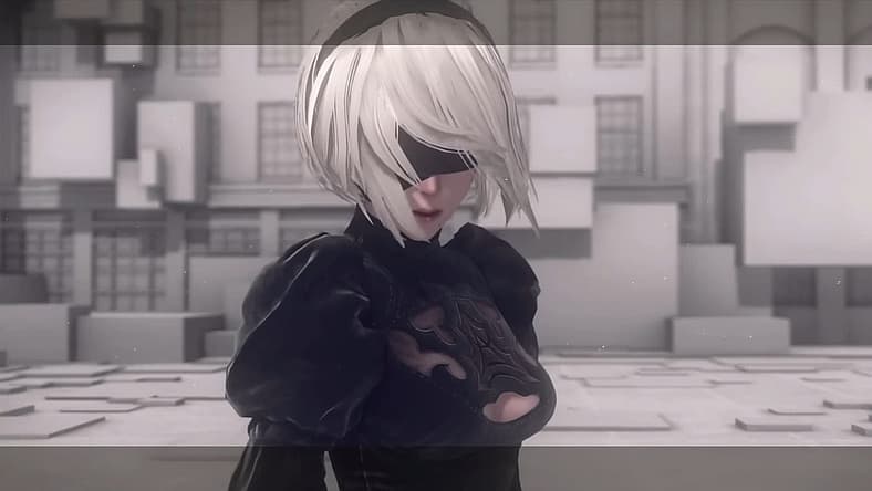 2B emerges victorious against Adam in NieR: Automata (2017), PlatinumGames