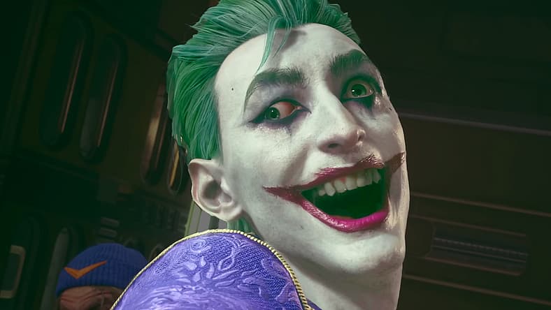 Elseworlds Joker (JP Karliak) suffers a manic episode in Suicide Squad: Kill the Justice League