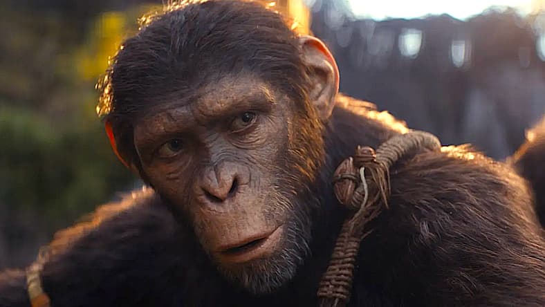 Noa (Owen Teague) in 20th Century Studios' KINGDOM OF THE PLANET OF THE APES