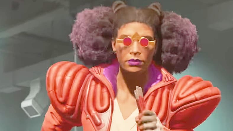 Bazz (Mila Jam) charges into the fight in Concord (2024), Firewalk Studios