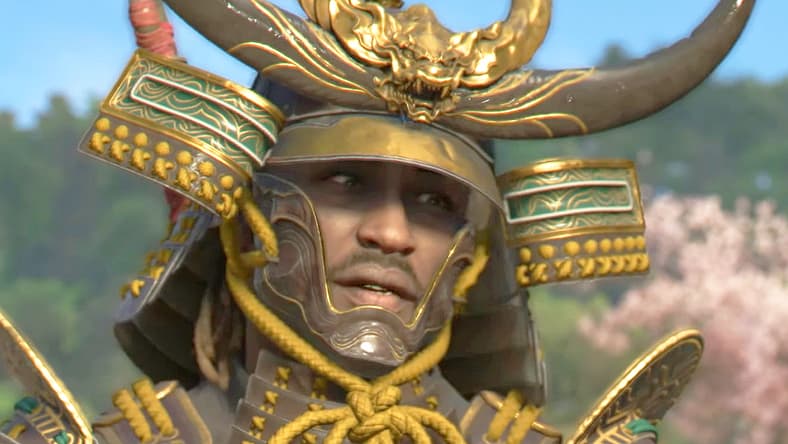 Yasuke thanks Naoe for help taking down an enemy in Assassin's Creed Shadows (2024), Ubisoft