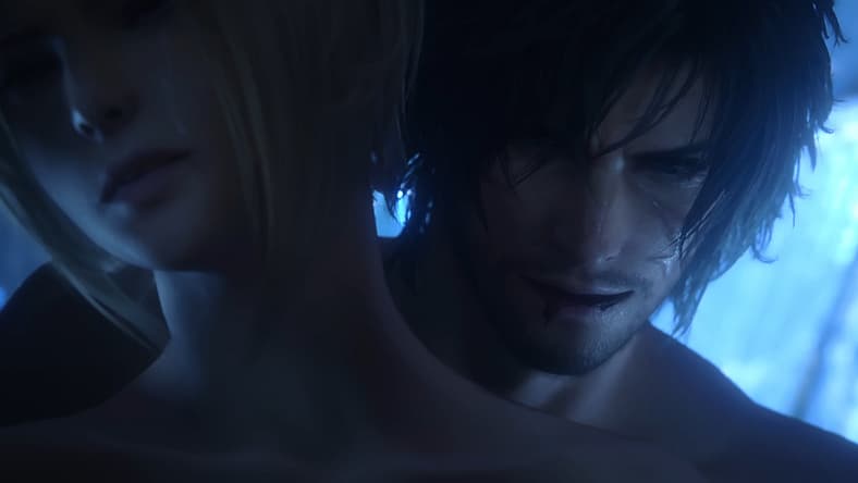 Hugo Kupka hallucinates Benedikta Harman and Clive Rosfield together in Final Fantasy XVI (2023)