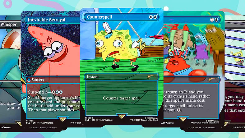 Magic: The Gathering heads to Bikini Bottom in SpongeBob SquarePants Secret Lair Drop (2025)