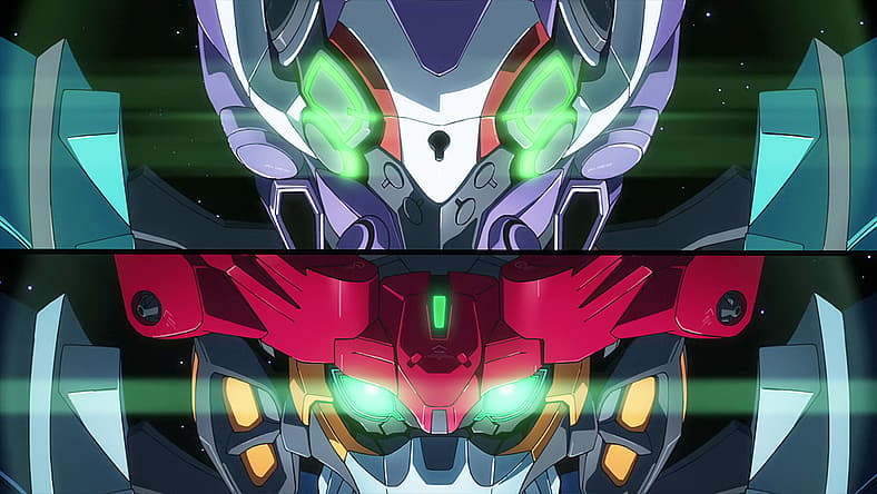 Nyaan and Machu sync up to battle Shuji, Mobile Suit Gundam GQuuuuuuX Episode 12 (2025), Studio