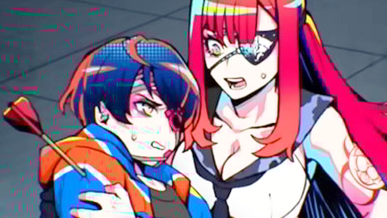 Security Minister Manji (Shizuka Itō) is shocked to find Rei (Mistuki Saiga) has been tagged by an arrow in Shuten Order (2025), Too Kyo Games