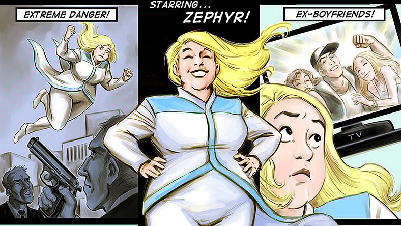 Faith #1 Variant Cover by Colleen Coover