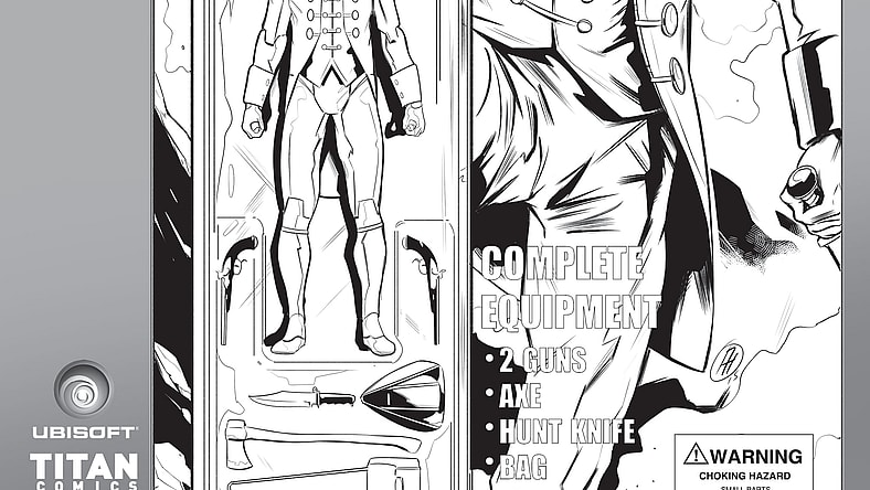 Larry's Comics Black & White Variant by Angel Hernandez