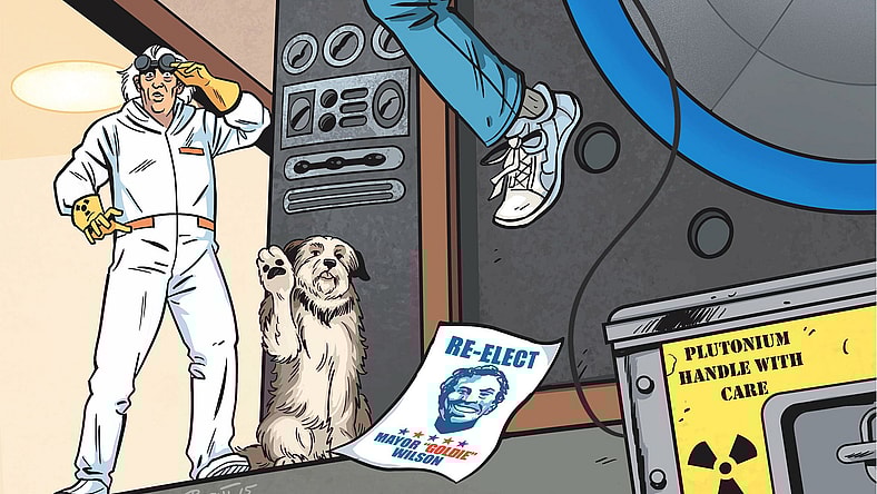 Back to the Future #1 Variant Cover