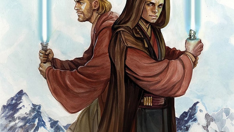 Star Wars: Obi-Wan & Anakin #1 Variant Cover by Siya Oum
