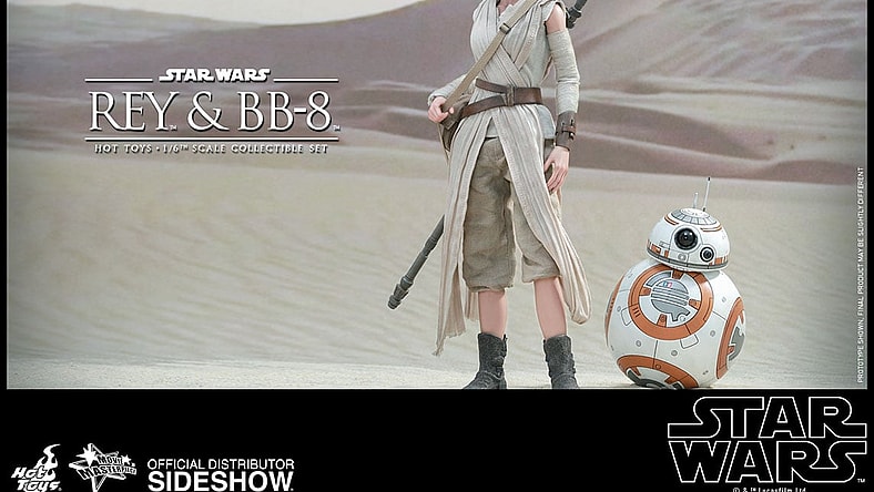 Rey and BB-8 Sixth Scale Figure Set by Hot Toys