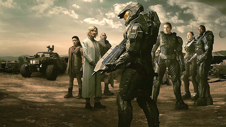 Promotional art for the 'Halo' TV series, Paramount+