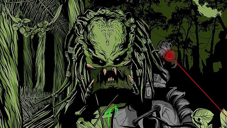 An artistic rendering of a Predator