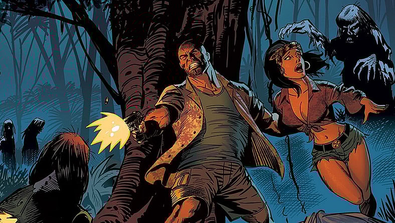 Mysty and Mike battle the undead in 'The Ghosts of Matecumbe Key,' Compass Comics