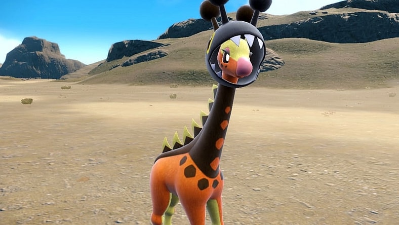 Farigiraf, the Long Neck Pokémon via Pokémon Scarlet & Violet (2022), Nintendo