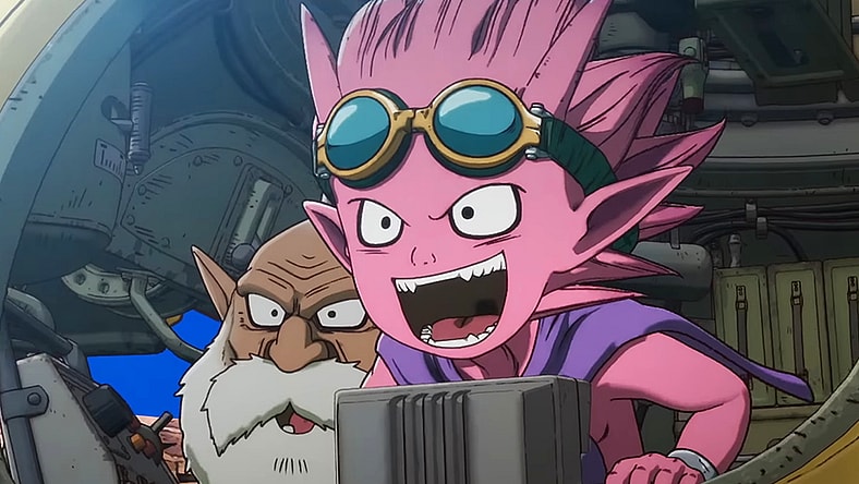 Beelzebub and Thief charge onwards to adventure in Sand Land Teaser Trailer (2023), Sunrise, Bandai Namco Filmworks, Kamikaze Douga, and Anima Production