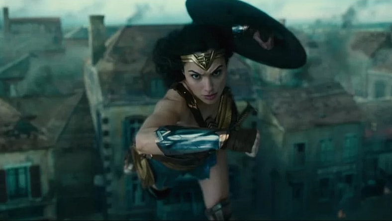 Wonder Woman takes to the air