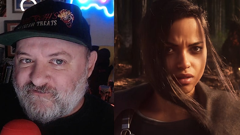 David Scott Jaffe triples down on his accusations against critics of 'Forspoken' in Why Is Forespoken Getting So Much Hate?!?+Perfect Dark In Trouble...Again?!?+ MORE! via YouTube / Freya (Ella Balinska) finds herself trapped between a pack of wolves and one of the Tantas in Forspoken (2023), Square Enix