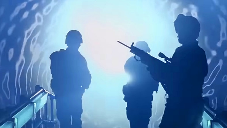 The US Military enters a Stargate for the first time in Stargate (1994), MGM