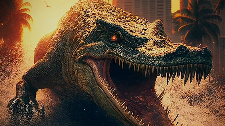 Promo art for 'Attack of the Meth Gator' (2023), The Asylum