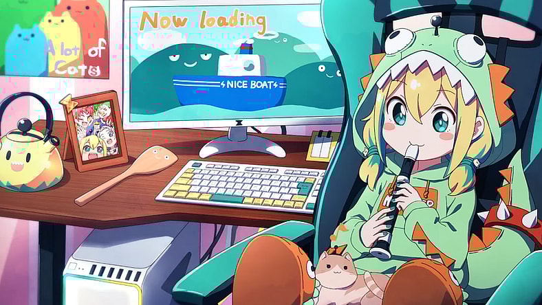 A looping animation that plays at the start of Pikamee's streams via 雑談 chit-chat【#天野ピカミィ / #pikamee 】, 天野ピカミィ. Pikamee YouTube