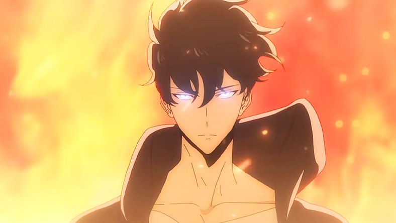 Resurrected Sung Jin-woo in Solo Leveling Trailer (2024) Aniplex via Youtube