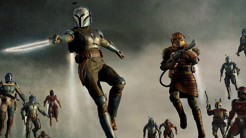 Promotional art for the eighth episode of 'The Mandalorian' (2023), Disney+