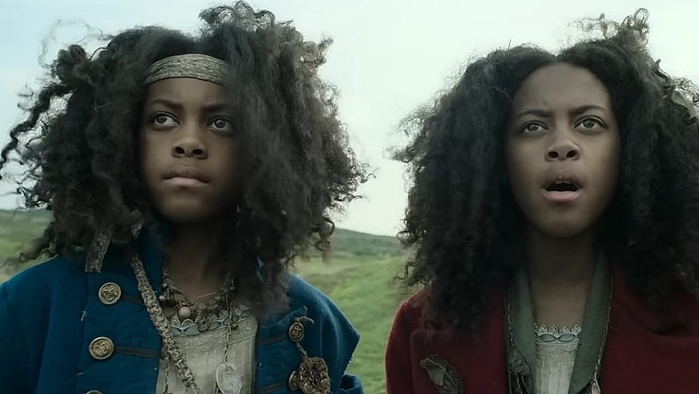 Tudy (Skyler Yates) and Rudy (Kelsey Yates) are offended by the implication that the Lost Boys must be all male in Peter Pan & Wendy (2023), Disney