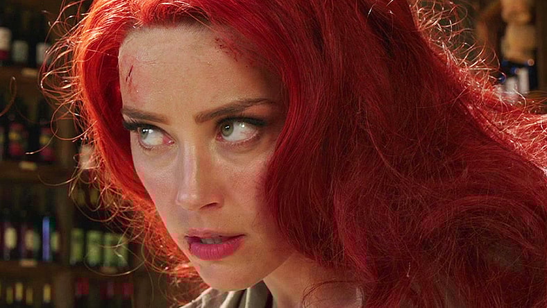 Mera (Amber Heard) readies herself to fight back in Aquaman (2018), Warner Bros. Entertainment via Blu-ray