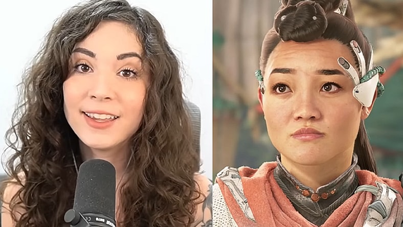 Melonie Mac responds to Kylie Lia Page / Seyka (Kylie Liya Page) seeks reassurance in Horizon Forbidden West: Burning Shores (2023), Guerilla Games