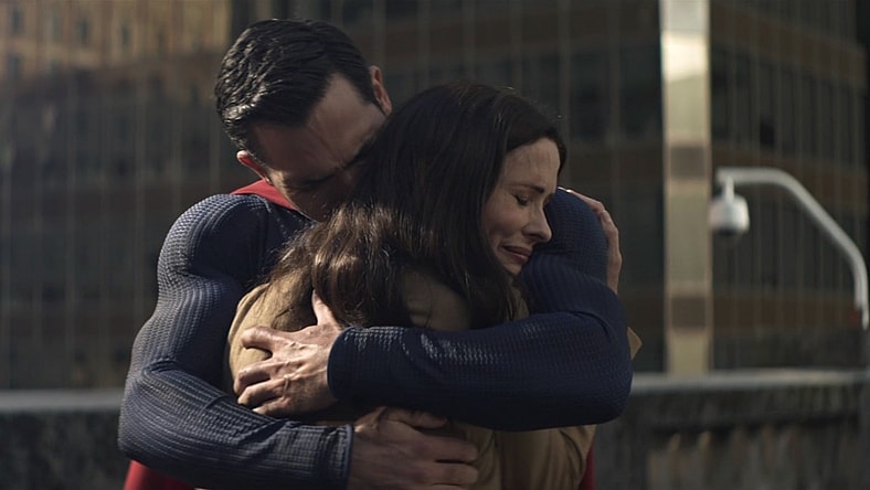 Superman (Tyler Hoechlin) finds out that Lois (Elizabeth Tulloch) has cancer in Superman and Lois Season 3 Episode 2 "Uncontrollable Forces" (2023), The CW