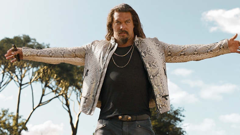 Jason Momoa as Dante in Fast X, directed by Louis Leterrier.