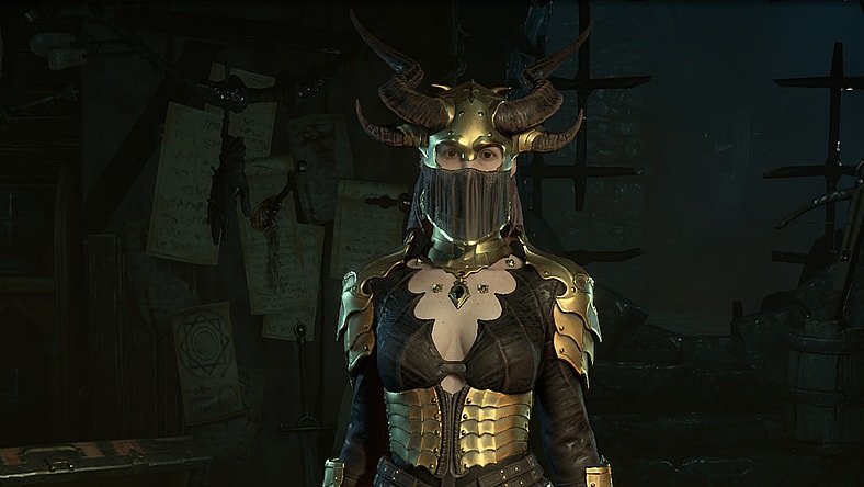Sorcerer armor available from the cosmetics Shop in Diablo IV (2023), Blizzard Entertainment