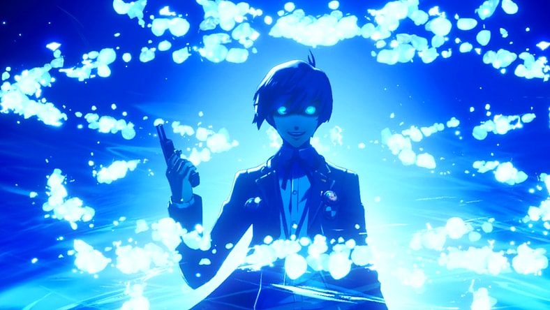 Protagonist Makoto Yuki (Akira Ishida) channels his Persona in Persona 3 Reload (2024), Atlus USA