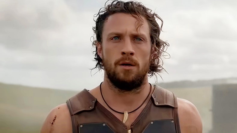 Kraven (Aaron Taylor-Johnson) is unphased in Kraven the Hunter (2023), Sony Pictures