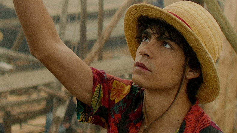 One Piece. Iñaki Godoy as Monkey D. Luffy in season 1 of One Piece. Cr. Courtesy of Netflix © 2023