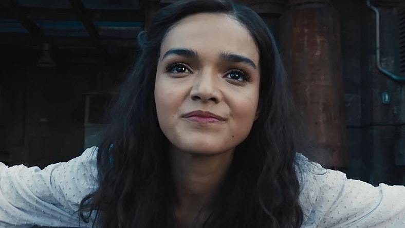 Lucy Gray (Rachel Zegler) offers herself up as tribute in The Hunger Games: The Ballad of Songbirds and Snakes (2023), Lionsgate