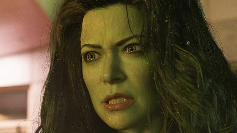 Jennifer Walters (Tatiana Maslany) lets her emotions get the best of her in She-Hulk: Attorney at Law Season 1 Episode 8 "Ribbit and Rip It" (2022), Marvel Entertainment