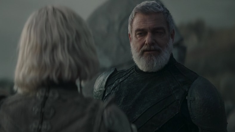 Ray Stevenson as Baylan Skoll and Ivanna Sakhno as Shin Hati in Star Wars: Ahsoka (2023), Lucasfilm